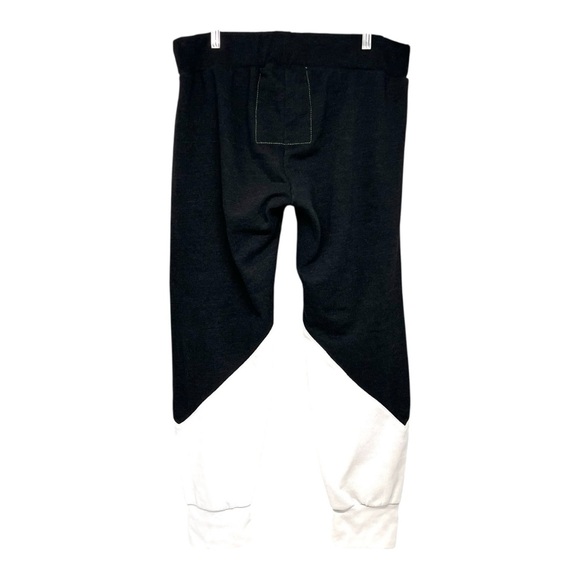 Aviator Nation Glider Black & White Color Block Joggers Women’s Medium - Picture 10 of 16